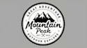 create an awesome mountain logo with express delivery