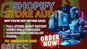 do shopify store audit cro analysis conversion strategy guide