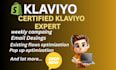 set up klaviyon ecommerce emailmarketing flows