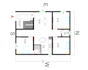 draw professional 2d floor plan in autocad