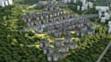 remodel residential complex landscape rendering, street, 3d estate development
