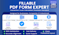create a professional, interactive fillable PDF form with calculations