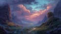 digitally paint fantasy landscape