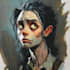 do a digital horror, dark, or goth painting