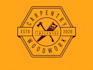 create axe carpentry wood workers sawmill vintage logo