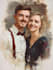 draw couple portrait illustration
