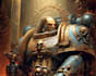draw a warhammer 40k character art