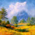 create artistic impressionist scenery for your wall