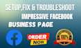fix and create facebook business ads manager fix old fb ads account setup