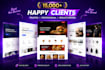 build premium animated website for business or agency