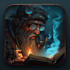 design awesome fantasy, rpg, sci fi, steam game logo