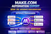 fix make com, made com, setup make com automation, make automation, make expert