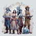 design your dnd group party illustration