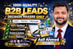 provide b2b leads, verified emails and linkedin contacts