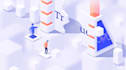 create 3d premium fintech saas explainer video with custom UI and data animation