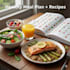 create a healthy meal plan with recipes and support