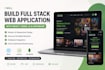 build a full stack web app with react, node js, and database
