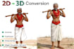 convert your 2d image into realistic 3d character art