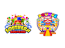 design wonderful bounce house logo