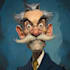 draw artistic cartoon caricatures