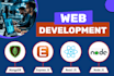 develop a responsive website using react, node js and laravel