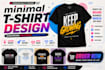 recreate your t shirt design into print ready vector files