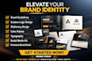 design visual branding, brand guidelines and visual identity