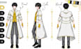 draw character design sheet, reference sheet for your vtuber model or oc