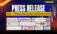 write and submit press release distribution in 24hrs