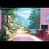 do a anime background art, game, concept art for vtuber stream