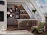 create atmospheric 3d interior visualization