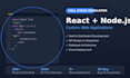 develop your full stack web application with react and node