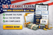 file US tax return for non resident, 1040nr, llc tax return and irs compliance