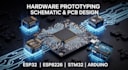make hardware prototyping, schematic, pcb design, esp32, esp8266, stm32, arduino