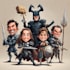 create an amazing superhero caricature character