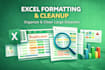 do expert ms excel data entry and data formatting cleanup