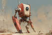 design your mecha, robot or futuristic landscape
