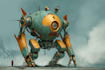 draw or design mechs robots concepts
