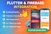 integrate firebase in your flutter app