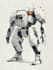 do anime style mecha robot illustrations