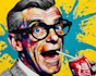 create colorful pop art pet portrait