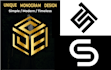 design a unique minimalist monogram and letter mark logo for your brand