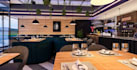 remodel 3d modern restaurant interior, cafe design,bar render, walkthrough video