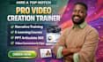make elearning educational video, course creation syllabus design, spokeperson