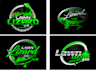 design incredible lawn lizard logo