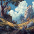 create fantasy landscape illustrations