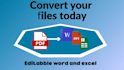 do pdf file conversion to various formats