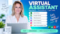 do accurate data entry, web research and virtual assistant