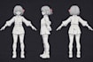 model your custom 3d anime character for game or animation
