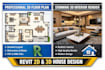 design revit house plan with 2d layout and 3d render